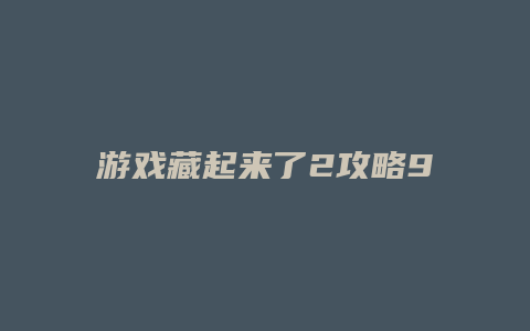 游戏藏起来了2攻略9